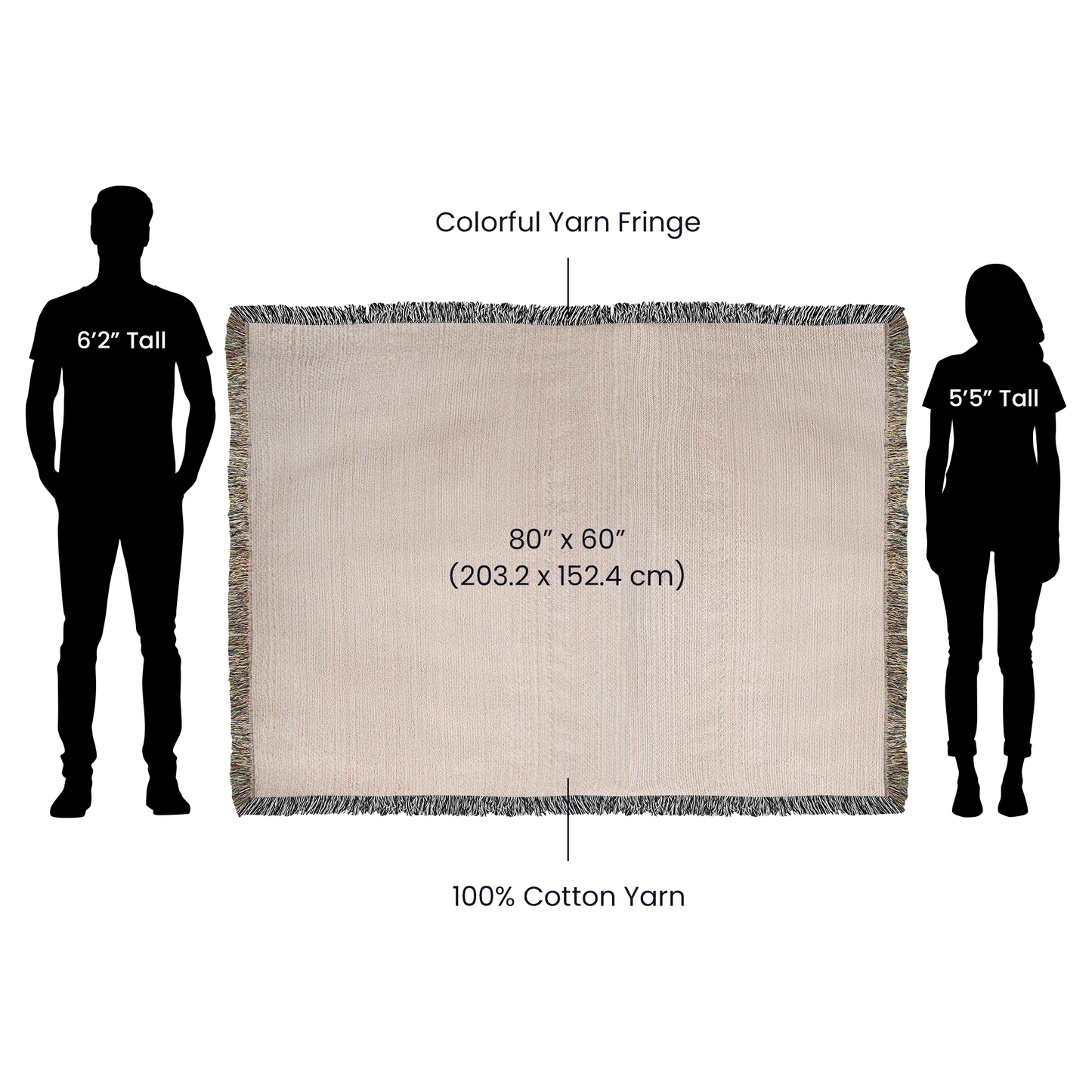 Texas Longhorn Bluebonnet Sunset Woven Blanket | Western Ranch Rustic Farmhouse Throw