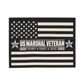 US Marshal Veteran Velveteen Blanket – Integrity, Service, Justice | Law Enforcement Retirement Gift