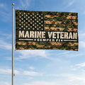 Marine Veteran Semper Fi Camouflage Flag – USMC Veteran Gift