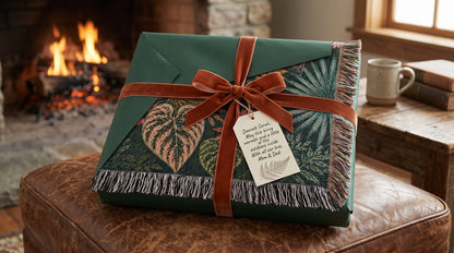 Botanical Garden Woven Blanket