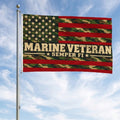 Marine Veteran Flag – Semper Fi USMC Camouflage American Flag