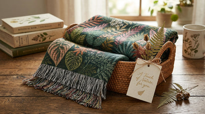 Botanical Garden Woven Blanket