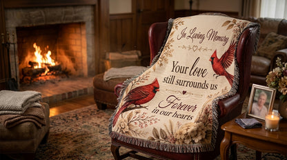 In Loving Memory Cardinal Memorial | Sympathy Wall Art