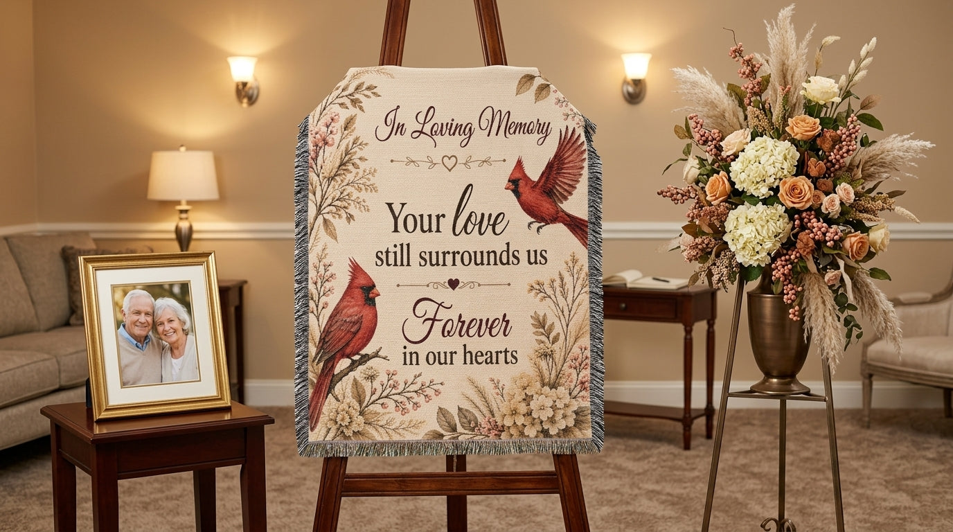 In Loving Memory Cardinal Memorial | Sympathy Wall Art