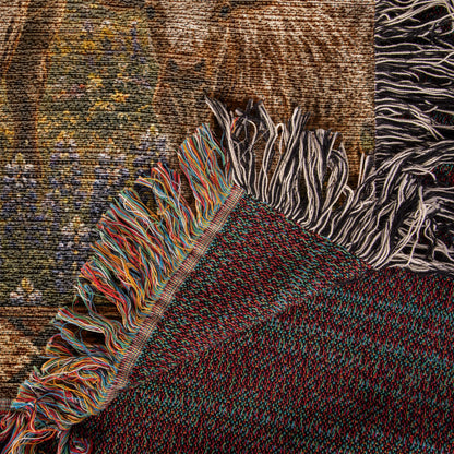 Texas Longhorn Woven Blanket | Western Ranch Throw