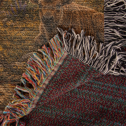 American Bison Woven Blanket | Rustic Western Throw