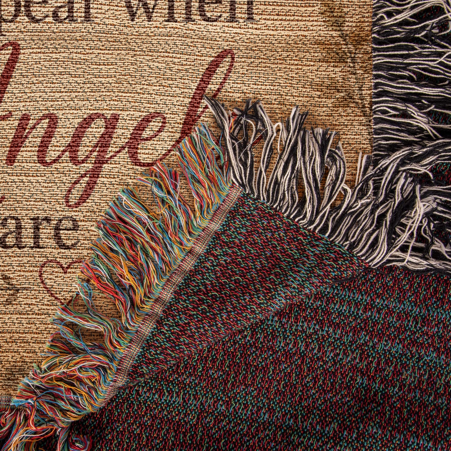 Cardinal Memorial Blanket | Cardinals Appear When Angels Are Near | Psalm 91:4 Sympathy Gift