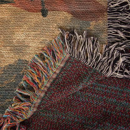 Army Helicopter Woven Blanket | Patriotic Military Gift
