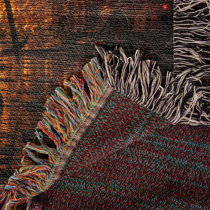 Firefighter Hero Woven Blanket | Patriotic First Responder Gift