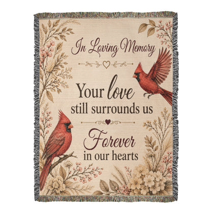 In Loving Memory Cardinal Memorial | Sympathy Wall Art