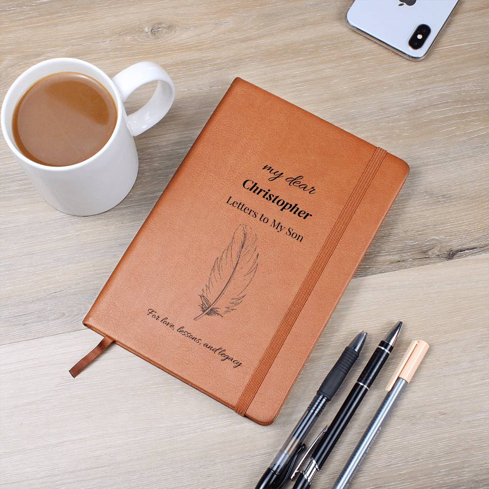 Letters Left Behind: A Parent’s Written Legacy – Heirloom Son Journal for Wisdom, Personalize, Customize Name