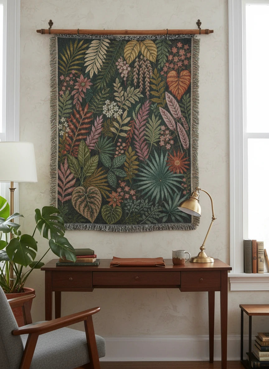 Botanical Garden Woven Blanket